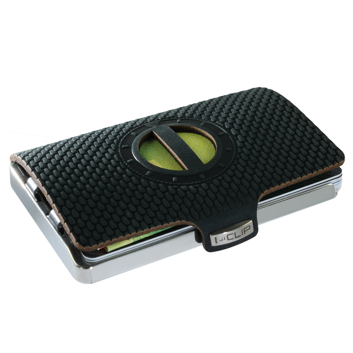 I-CLIP Steel Polished Initials I Black - I-CLIP