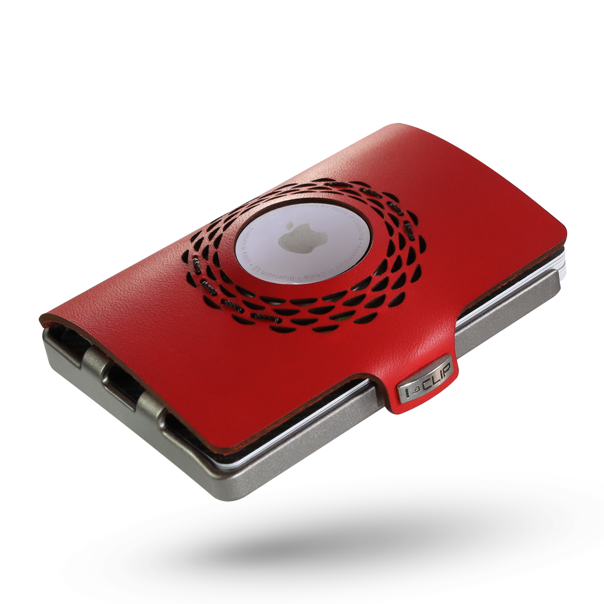 I-CLIP Original Silver für Apple AirTag Red - I-CLIP