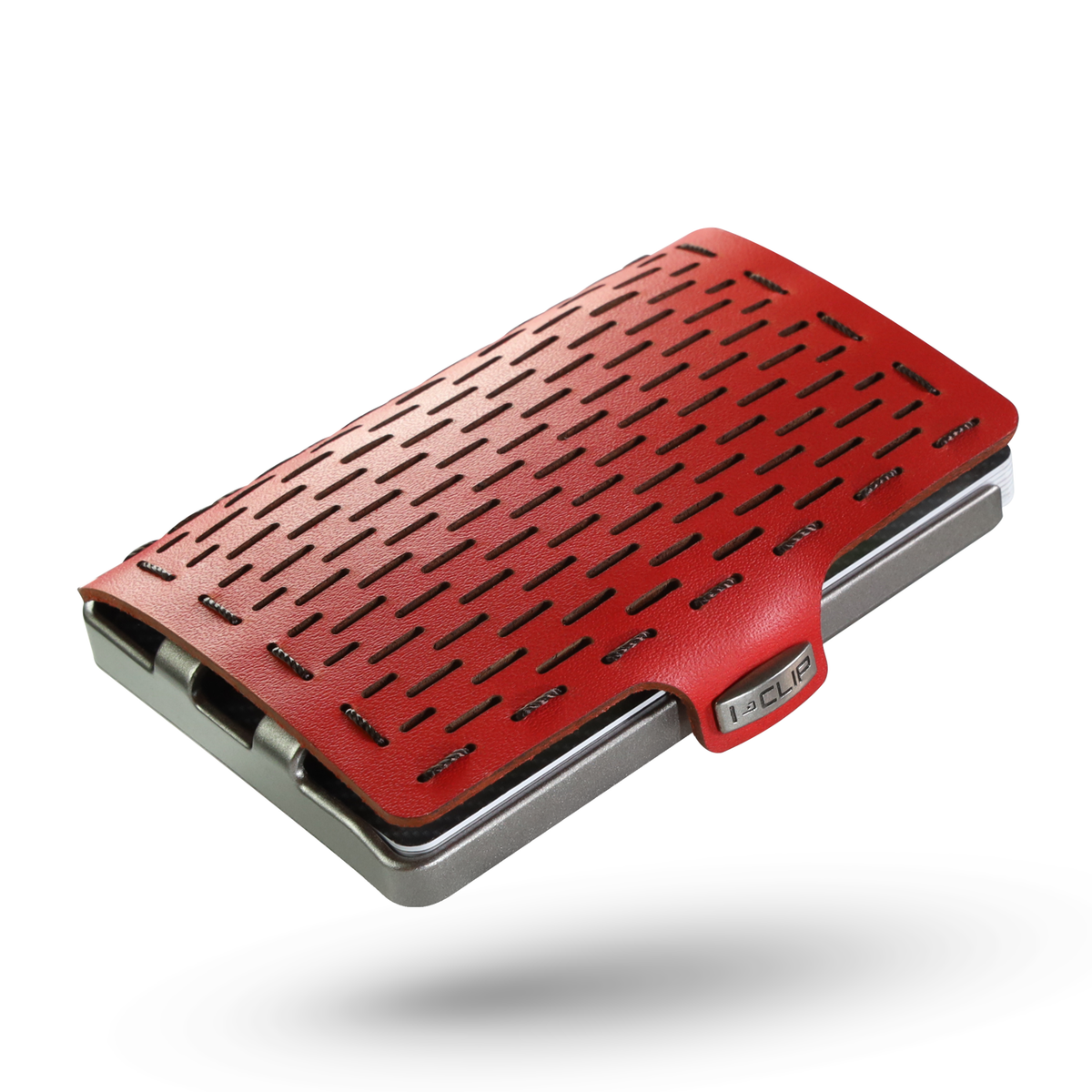 I-CLIP Original Silver mit Münzfach Red - I-CLIP