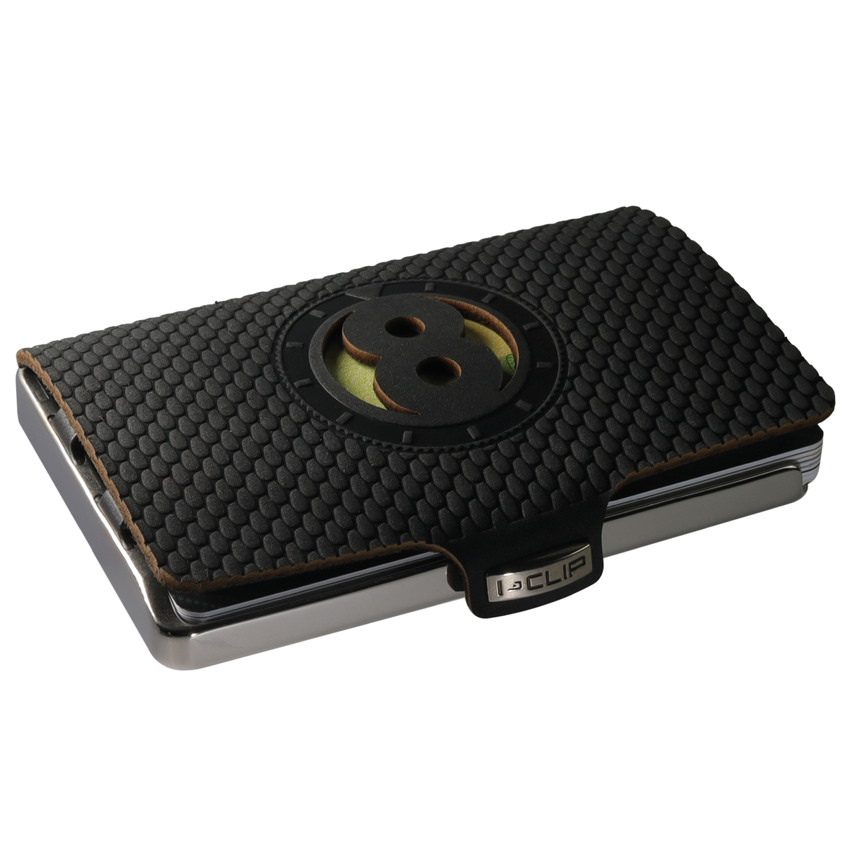 I-CLIP Steel Polished Timekeeper 8 Black - I-CLIP