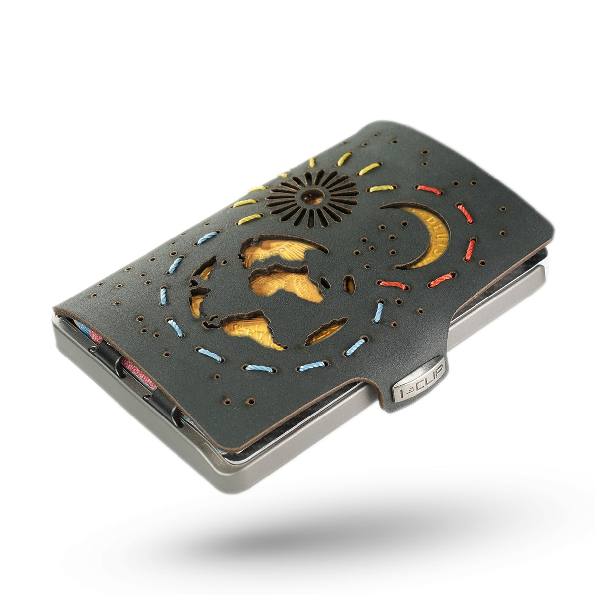 I-CLIP Titan Satiniert Soft Touch  Sun Moon Earth Black - I-CLIP