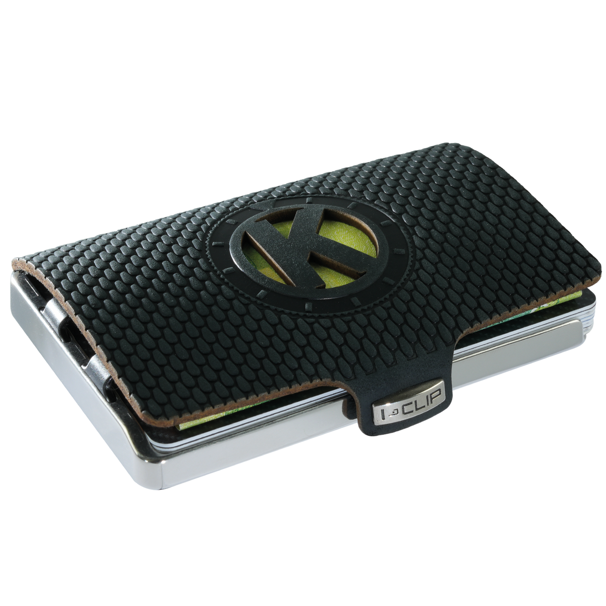 I-CLIP Steel Polished Initials K Black - I-CLIP
