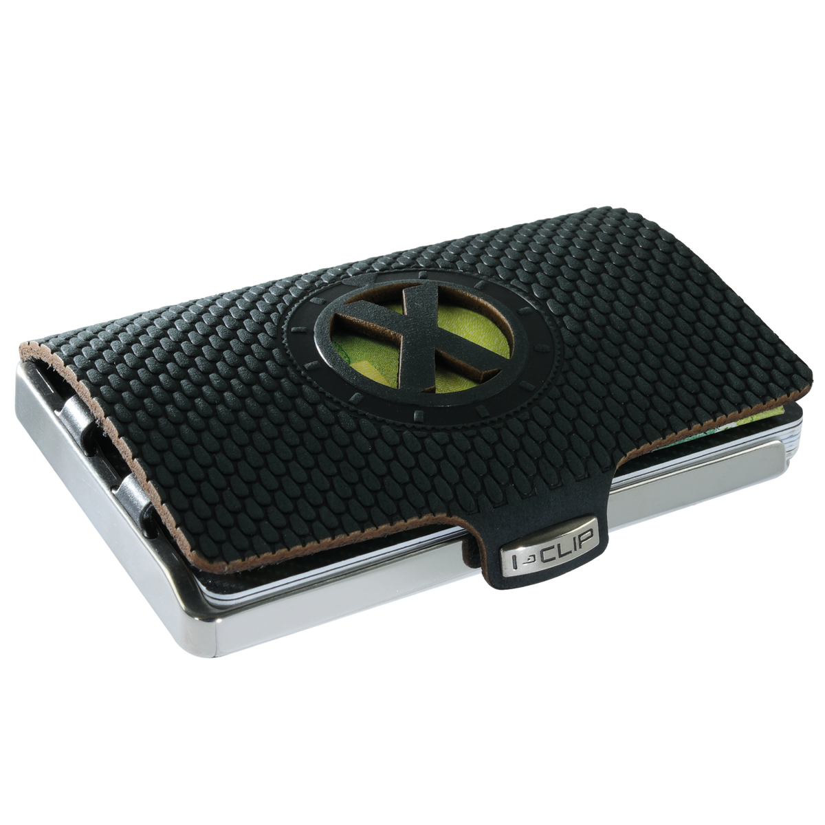 I-CLIP Steel Polished Initials X Black - I-CLIP